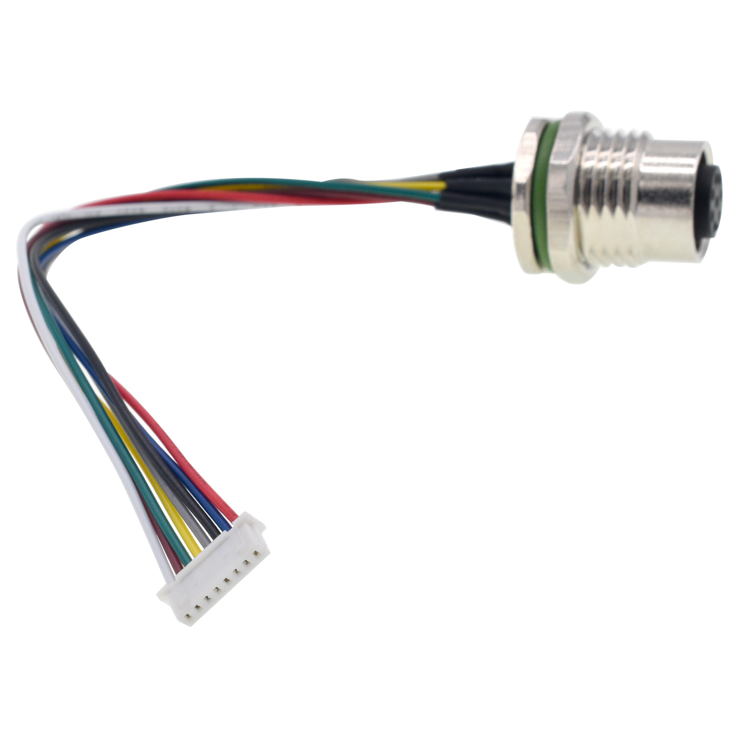 JST Molex 8PIN Terminal M12 أنثى موصل كابل الجمعية