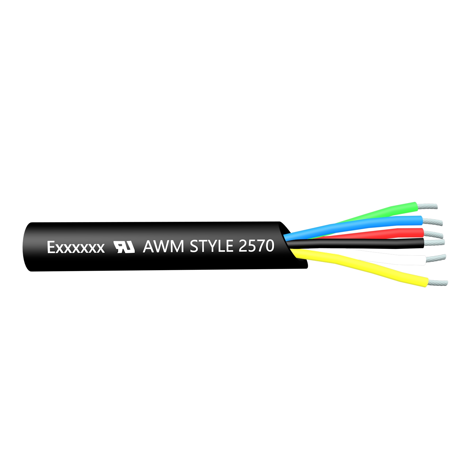 UL2570 كابل الكهرباء متعدد النواة PVC ذو الجهد العالي الذي يتم فحصه