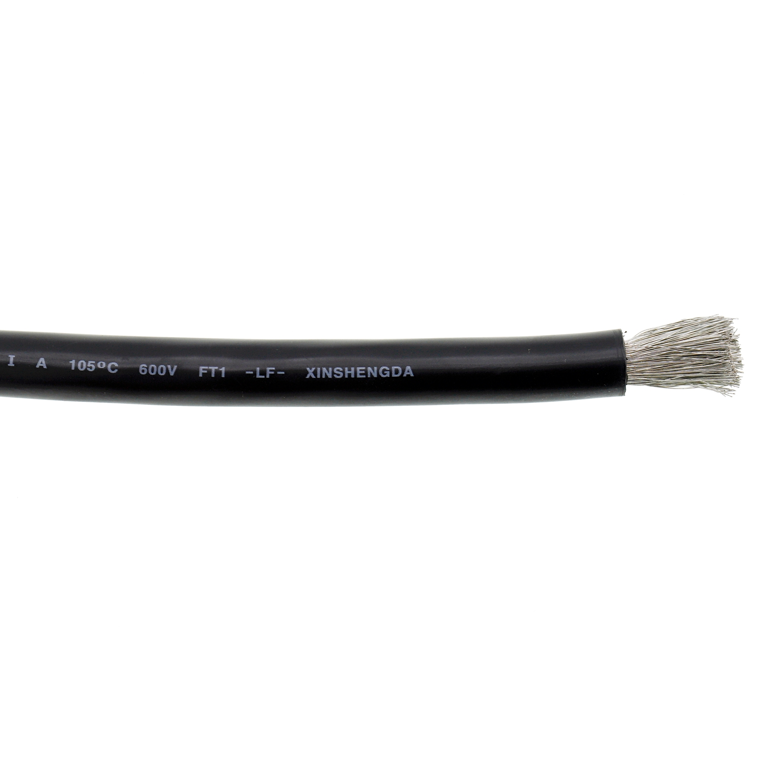 UL1015 105 ℃ 600V PVC 2AWG سلك AWM المرن النحاسي المجدول